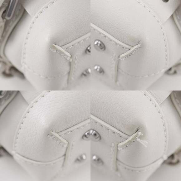 BOTTEGA VENETA White Leather Intrecciato Bag - Picture 4 of 16